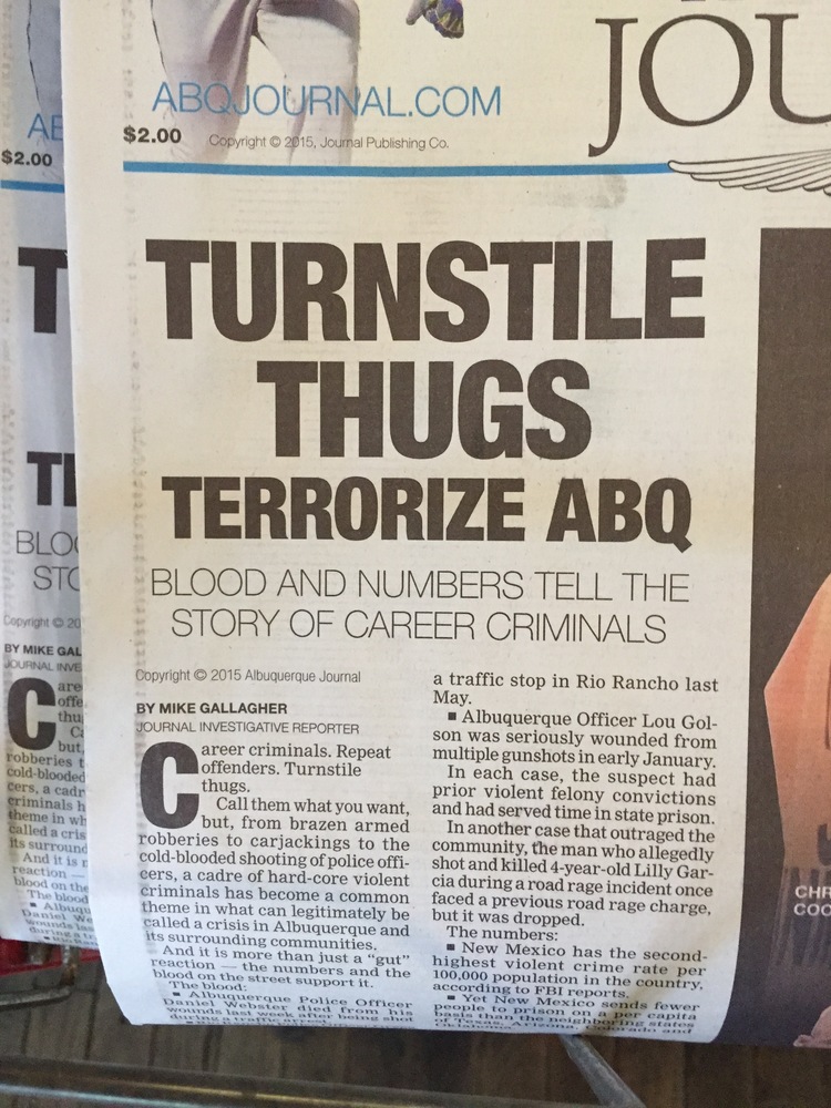 ABQ Journal Sees Humans as Garbage - Sitterly Law, LLC
